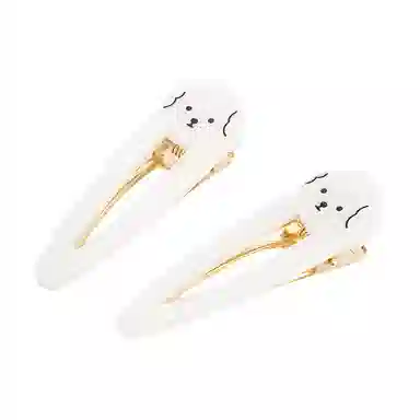 希铃 可爱卡通小狗碎发 亚克力 发夹 女款