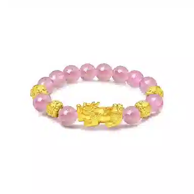 【S999足银纯银】 七七银饰 招财貔貅 吞金瑞兽 吉祥如意 福气满满财源滚滚 新中式国风高级感 琉璃 手串 男女同款情侣款