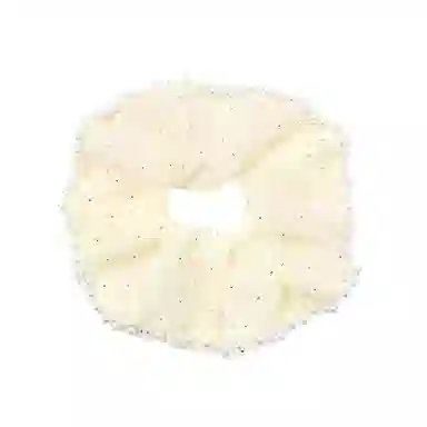 如花梦 高级感满天星网纱大肠气质扎头发 布艺 头绳 女款