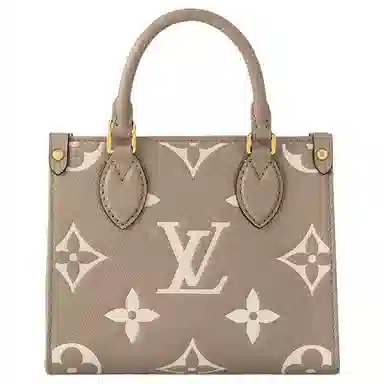Louis Vuitton Onthego BB Dove Grey Cream