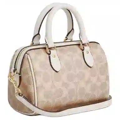 COACH Rowan 18 Vanilla White