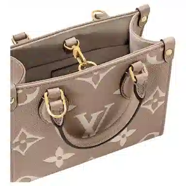 Louis Vuitton Onthego BB Dove Grey Cream