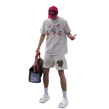 美式潮牌篮球户外宽松舒适百搭五分裤运动短裤 男女同款