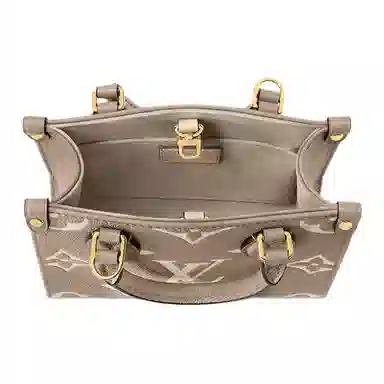 Louis Vuitton Onthego BB Dove Grey Cream