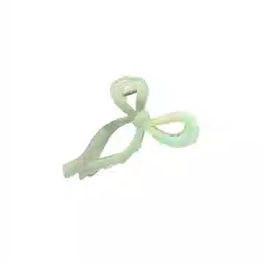 水中玉 蝴蝶结飘带抓夹高级感后脑勺盘发大号鲨鱼夹发量多夹子 亚克力 发夹 女款