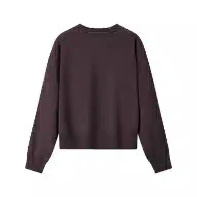 森马 圆领宽松纯色长袖卫衣 女款