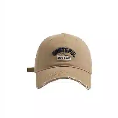 艾佳微 韩式棒球字母刺绣潮搭软顶显脸小宽檐大头围时尚质感 棉 鸭舌帽 男女同款情侣款