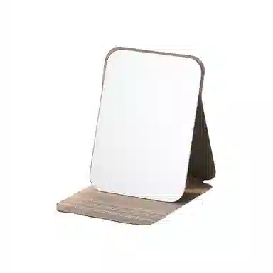 馨枕居 桌面小镜子化妆镜女随身便携式可立折叠家用高清