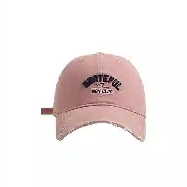 艾佳微 韩式棒球字母刺绣潮搭软顶显脸小宽檐大头围时尚质感 棉 鸭舌帽 男女同款情侣款