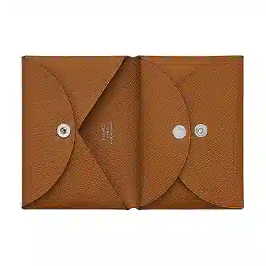 HERMES Calvi Duo 37 Epsom Gold