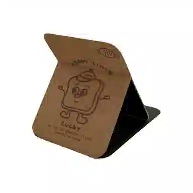 馨枕居 面包化妆镜高清可立折叠小镜子梳妆镜桌面台式宿舍便携旅行