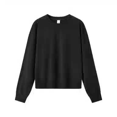 森马 圆领宽松纯色长袖卫衣 女款