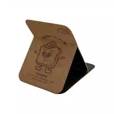 馨枕居 面包化妆镜高清可立折叠小镜子梳妆镜桌面台式宿舍便携旅行