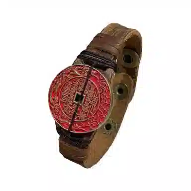 既白南兮 藏海花山鬼花钱十年之约小哥好运本命年道系青年国风新中式文创 合金 手环 男女同款情侣款