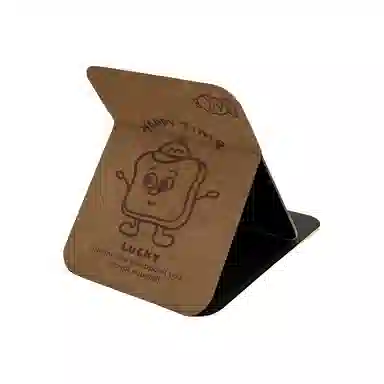 馨枕居 面包化妆镜高清可立折叠小镜子梳妆镜桌面台式宿舍便携旅行