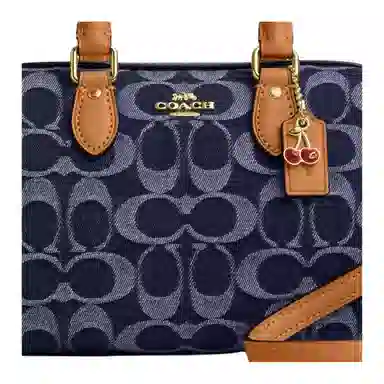 COACH Rowan 18 Denim Blue