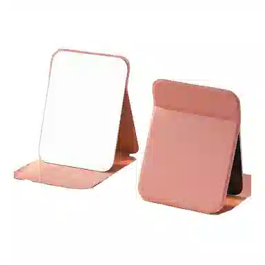 馨枕居 桌面小镜子女随身携带化妆镜子便携折叠学生宿舍专用家用手持