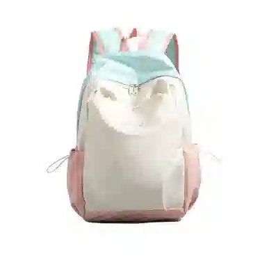 揽月 撞色简约学生通勤百搭 牛津布 书包背包双肩包 男女同款情侣款 多色