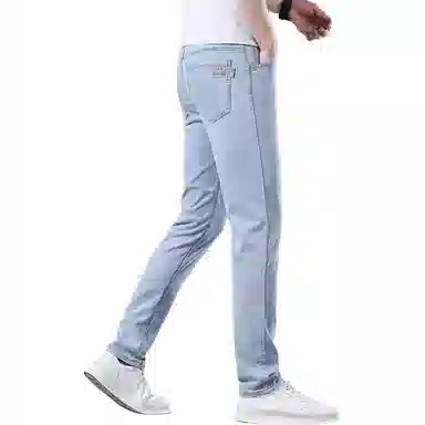炳盛 直筒舒适简约百搭时尚牛仔裤 男女同款