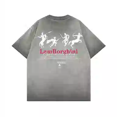 Automobili Lamborghini Tie-Dye Logo T-Shirt