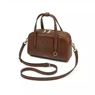 老人头 复古时尚高级设计感日常通勤 牛皮 单肩斜挎手提包 女款 多色