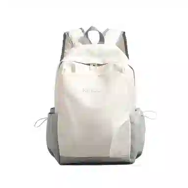 揽月 撞色简约学生通勤百搭 牛津布 书包背包双肩包 男女同款情侣款 多色