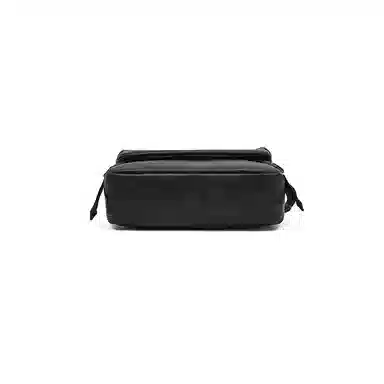 老人头 时尚潮流机能多功能通勤骑行 合成革 单肩斜挎包 男款 黑色