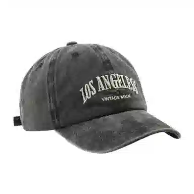 豹了个猫 韩版百搭英文刺绣 遮阳防晒 棉 鸭舌帽 男女同款情侣款