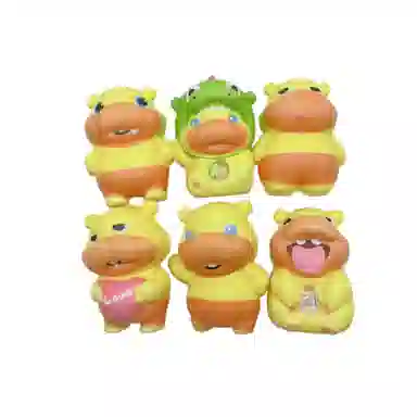 咕轹 河马噜噜 盲盒类 两个盲盒