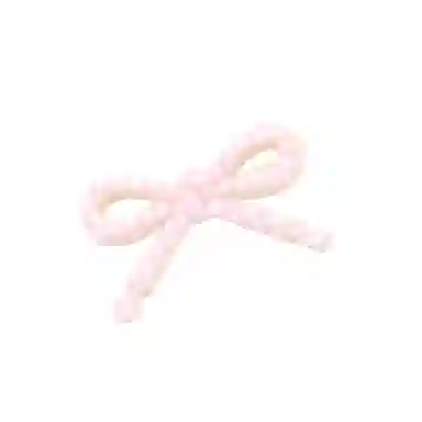 如花梦 甜美小清新蝴蝶结边夹侧边碎发刘海 亚克力 发夹 女款