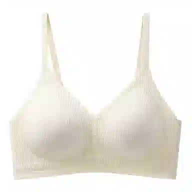 欧迪芬 轻薄透气上托聚拢防下垂收副乳凹凸果冻软胶条文胸 女款
