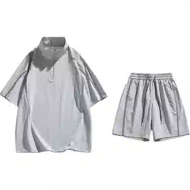 沐诚阳译 经典潮牌户外与学院风服饰组合休闲运动套装 男女同款