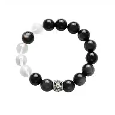 EVAE+MOB Obsidian Bracelet