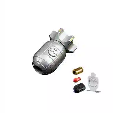 咕轹 特工原子弹发射器 喷子合金抛壳 玩具