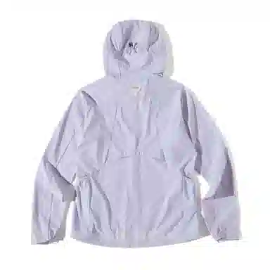 Lanqi Ice Shadow Hooded Sun Protection Jacket Light Purple