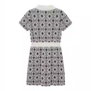 d'zzit Knit Short Sleeve Dress Deep Khaki