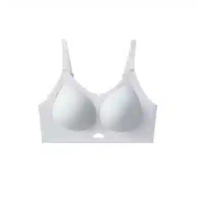 莫代尔 无痕小胸聚拢裸感隐形无钢圈上托防下垂收副乳简约舒适透气细肩带美背文胸 女款