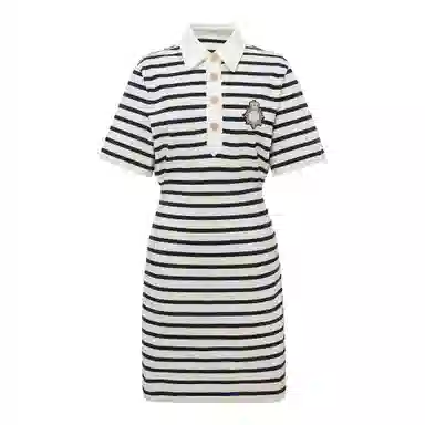 d'zzit Knit Short Sleeve Dress Deep Khaki