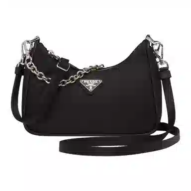 Prada Re-Edition Hobo Mini Black