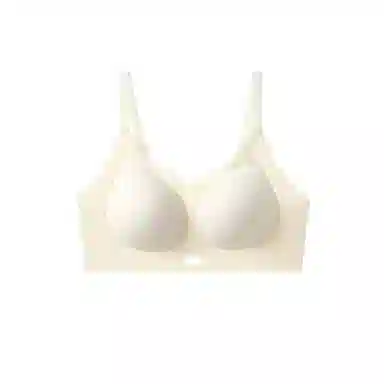 莫代尔 无痕小胸聚拢裸感隐形无钢圈上托防下垂收副乳简约舒适透气细肩带美背文胸 女款