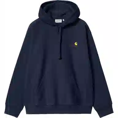 Carhartt WIP Hooded American Script Sweat Air Force Blue