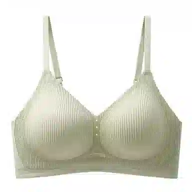 欧迪芬 轻薄透气上托聚拢防下垂收副乳凹凸果冻软胶条文胸 女款