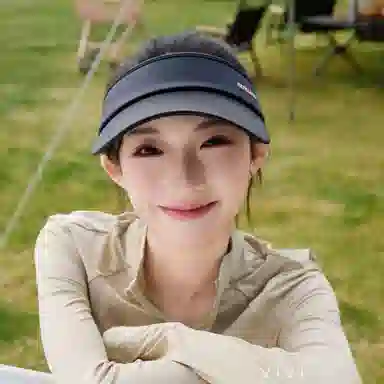 艾佳微 加长檐空户外外运动跑步骑车夏季出游遮阳 聚酯纤维 防晒帽 男女同款情侣款