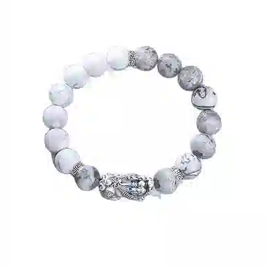 玄唐 貔貅轻奢百搭显大气招财纳福高级感处理 地图石 手串 男女同款情侣款