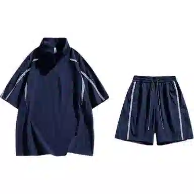 沐诚阳译 经典潮牌户外与学院风服饰组合休闲运动套装 男女同款