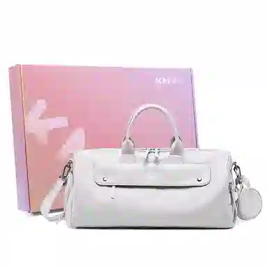KMV Fitness Bag Large Gray Pink