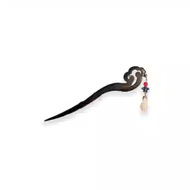 大唐国鼎 祥云国风新中式复古风小众设计优雅国潮 精致纹理旺事业学业本命年财运 好运 檀木 发簪 女款