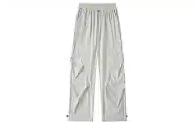 王者荣耀 美式薄款户外工装伞兵裤冰丝褶皱垂感宽松大码机能防皱风凉感速干透气旅行爬山超轻防泼水加肥加大休闲裤 男女同款