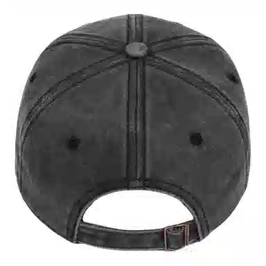 山一丸 韩版刺绣椰树水洗做旧 腈纶 鸭舌帽 男女同款情侣款