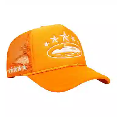 山一丸 美式卡车夏季刺绣遮阳街头潮流网 腈纶 鸭舌帽 男女同款情侣款